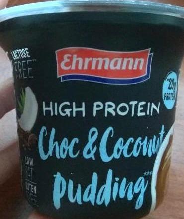 Fotografie - Proteinový puding Ehrmann High Protein Choc & Coconut