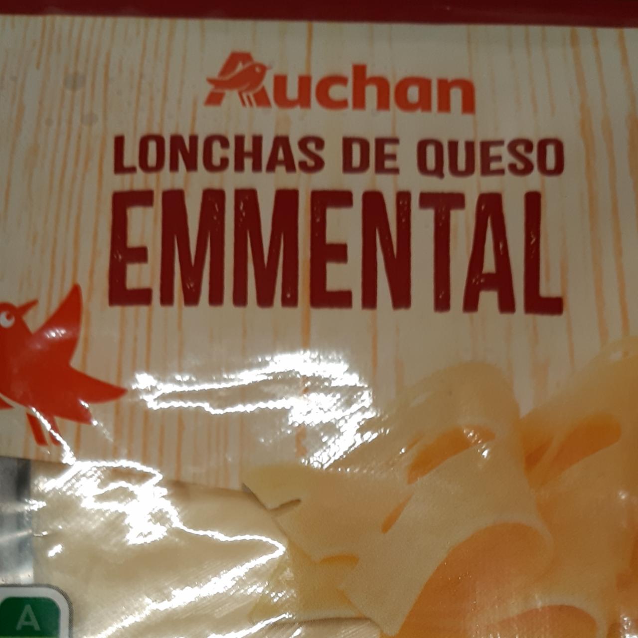 Fotografie - Emmental lonchas de queso Auchan
