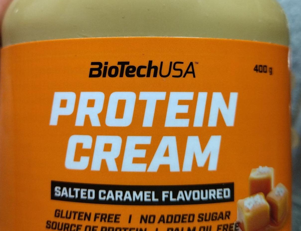 Fotografie - Protein Cream Salted Caramel flavoured BioTechUSA