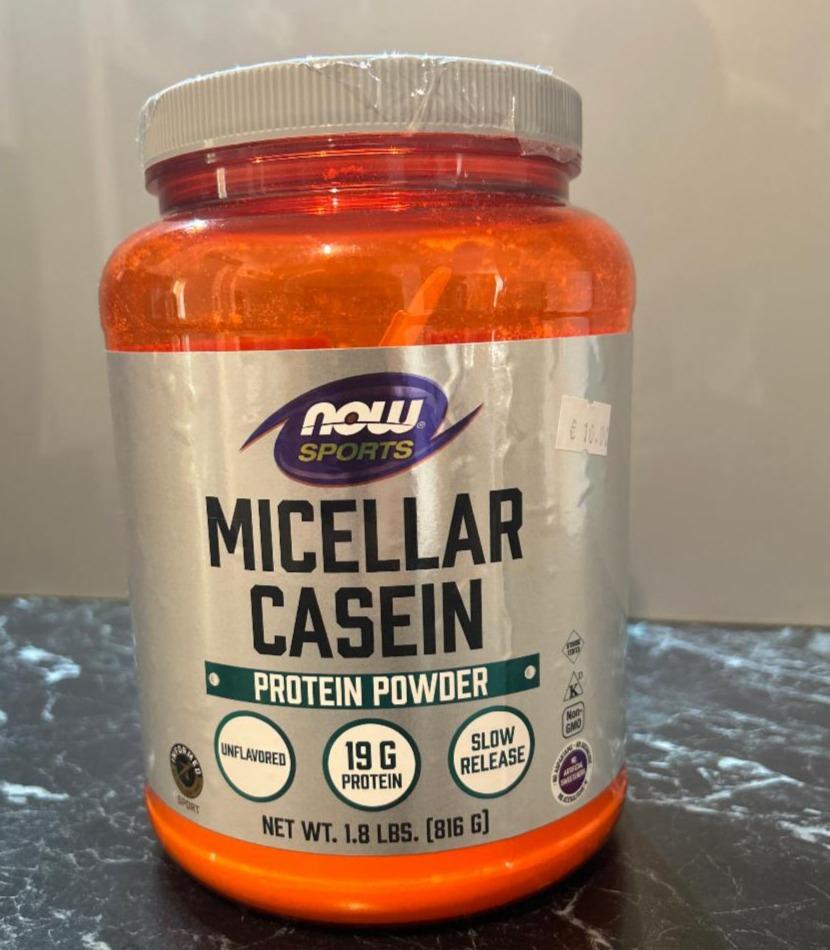 Fotografie - Micellar Casein protein powder Unflavored Now Sports
