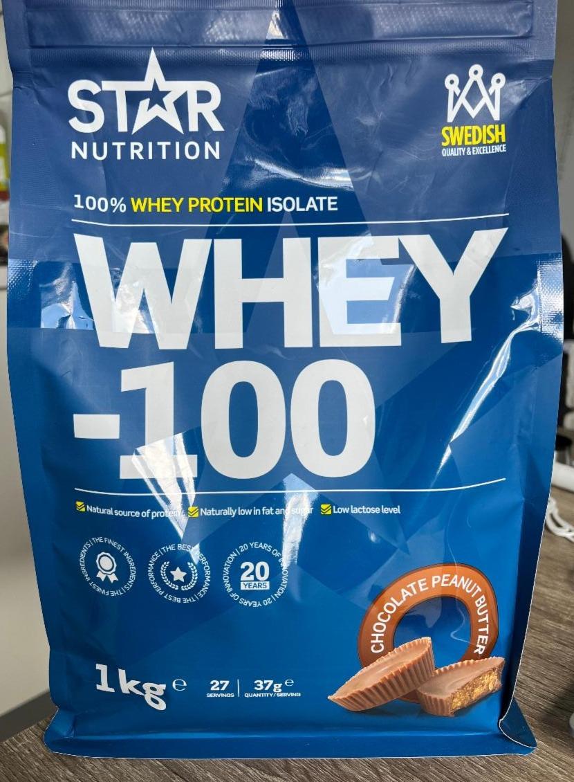 Fotografie - Whey - 100 protein isolate Chocolate Peanut Butter Star Nutrition