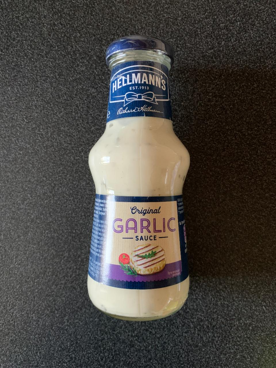 Fotografie - hellmanns original garlic sauce 