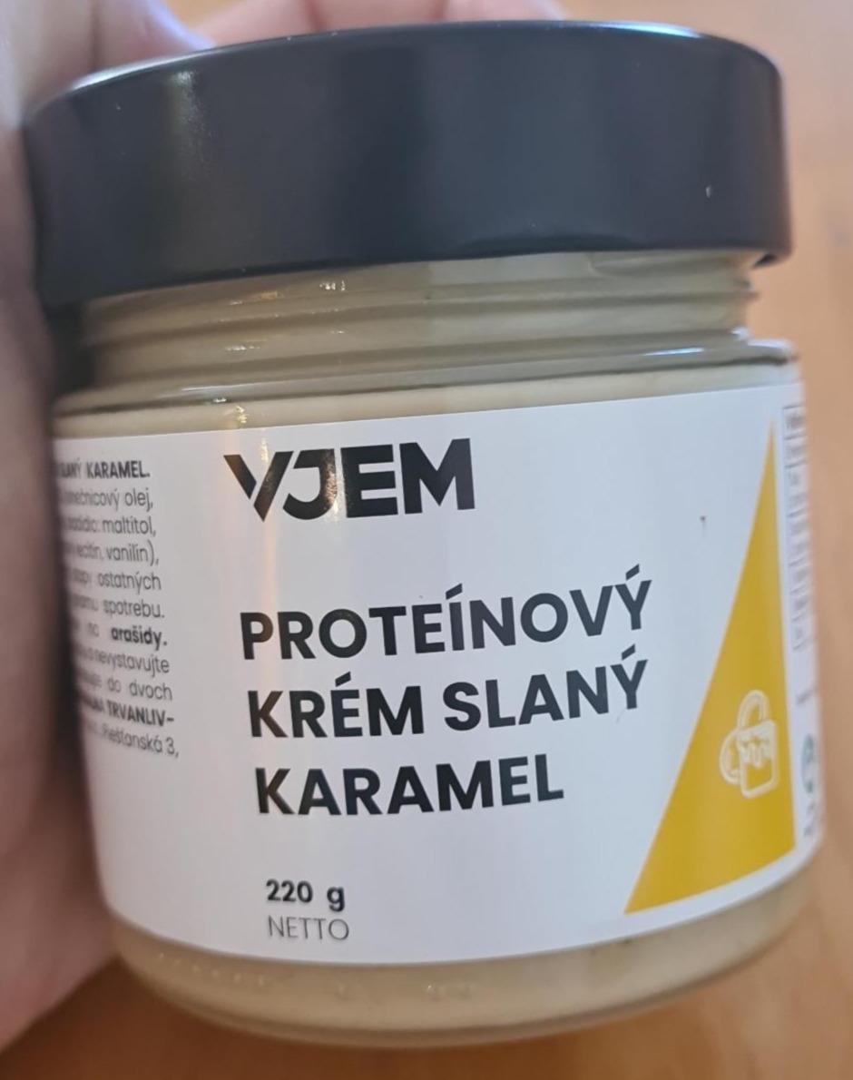 Fotografie - Proteínový krém slaný karamel Vjem