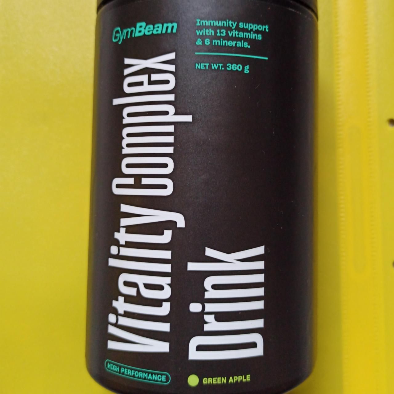 Fotografie - Vitality Complex Drink Green Apple GymBeam