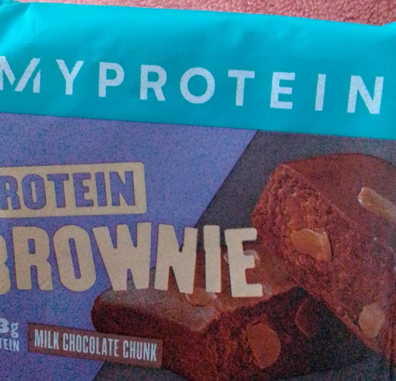 Fotografie - Protein Brownie Milk Chocolate Chunk MyProtein