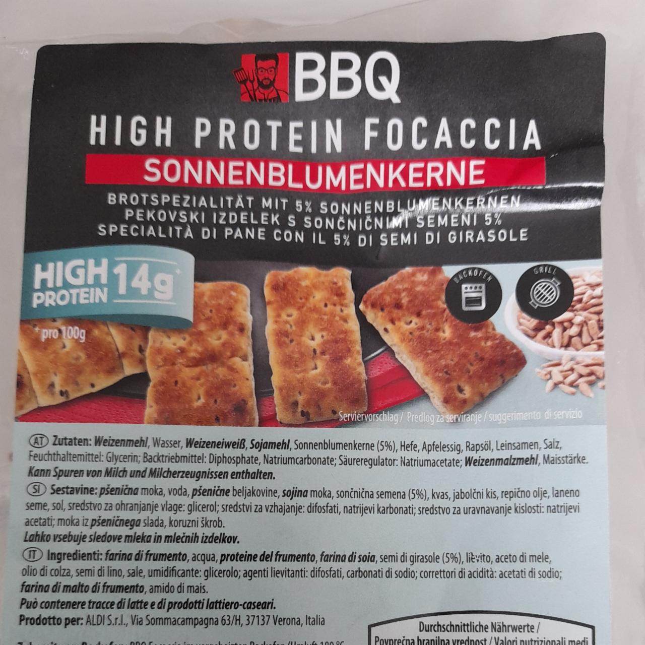 Fotografie - High protein focaccia BBQ