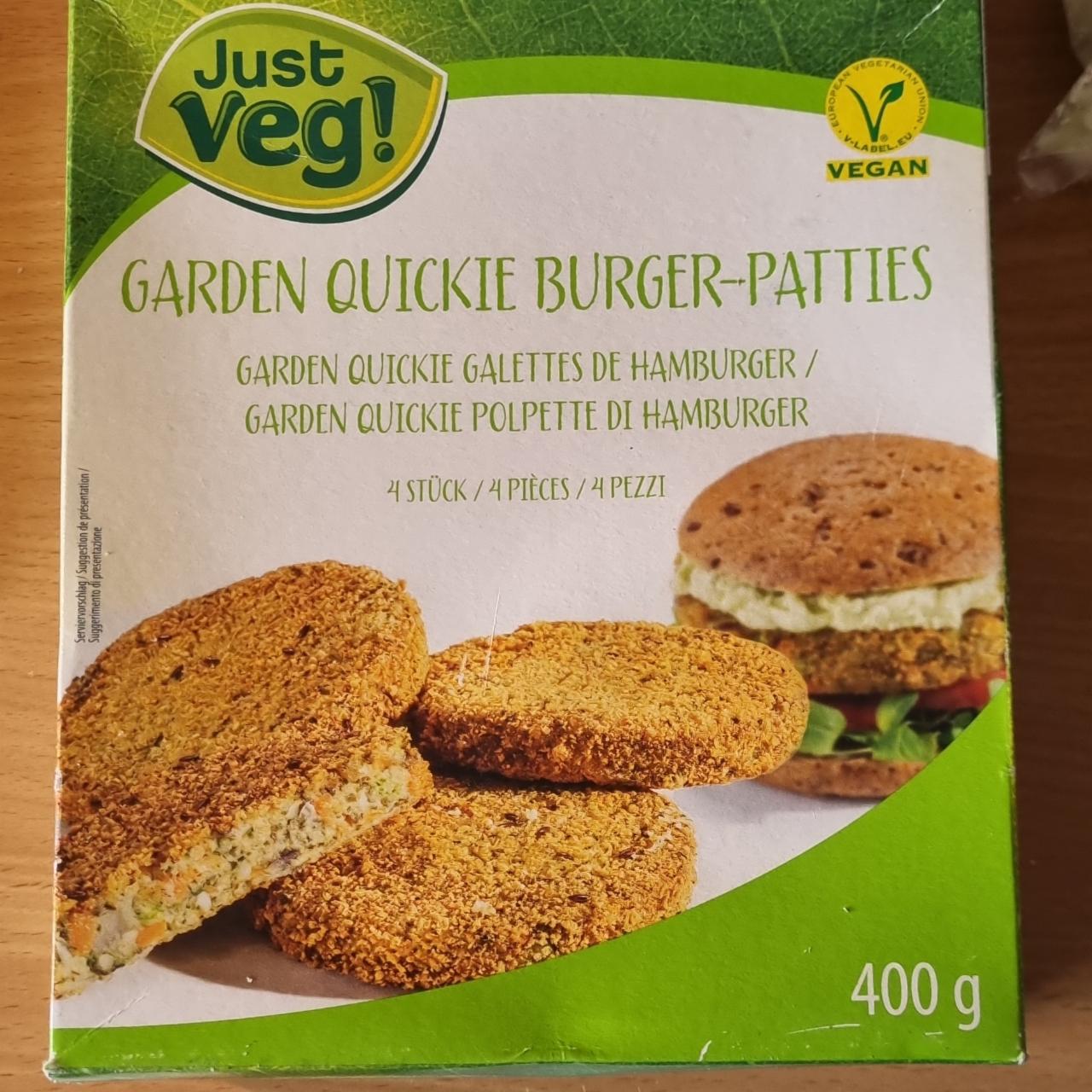 Fotografie - Garden quickie burger patties Just Veg!