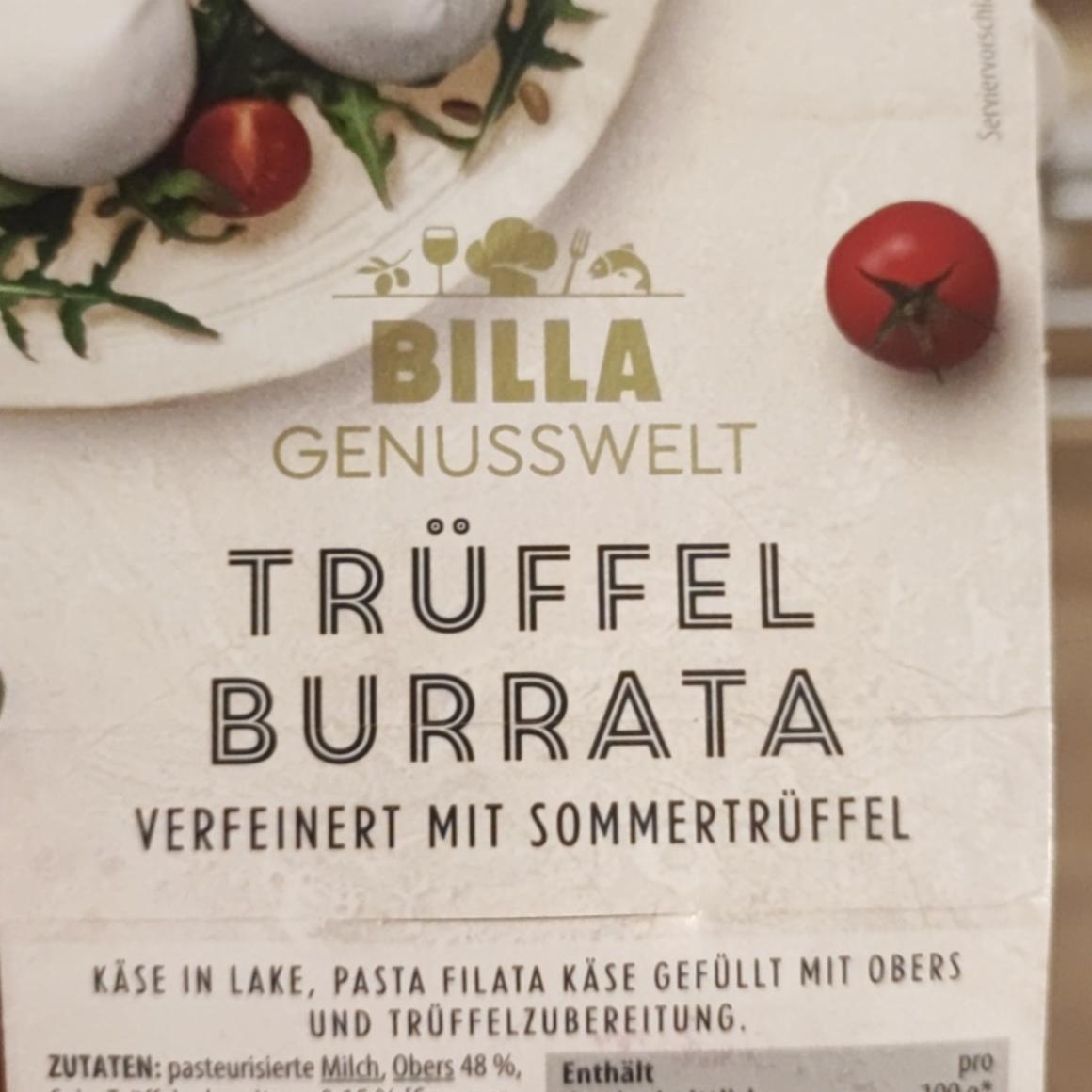 Fotografie - Trüffel Burrata Billa
