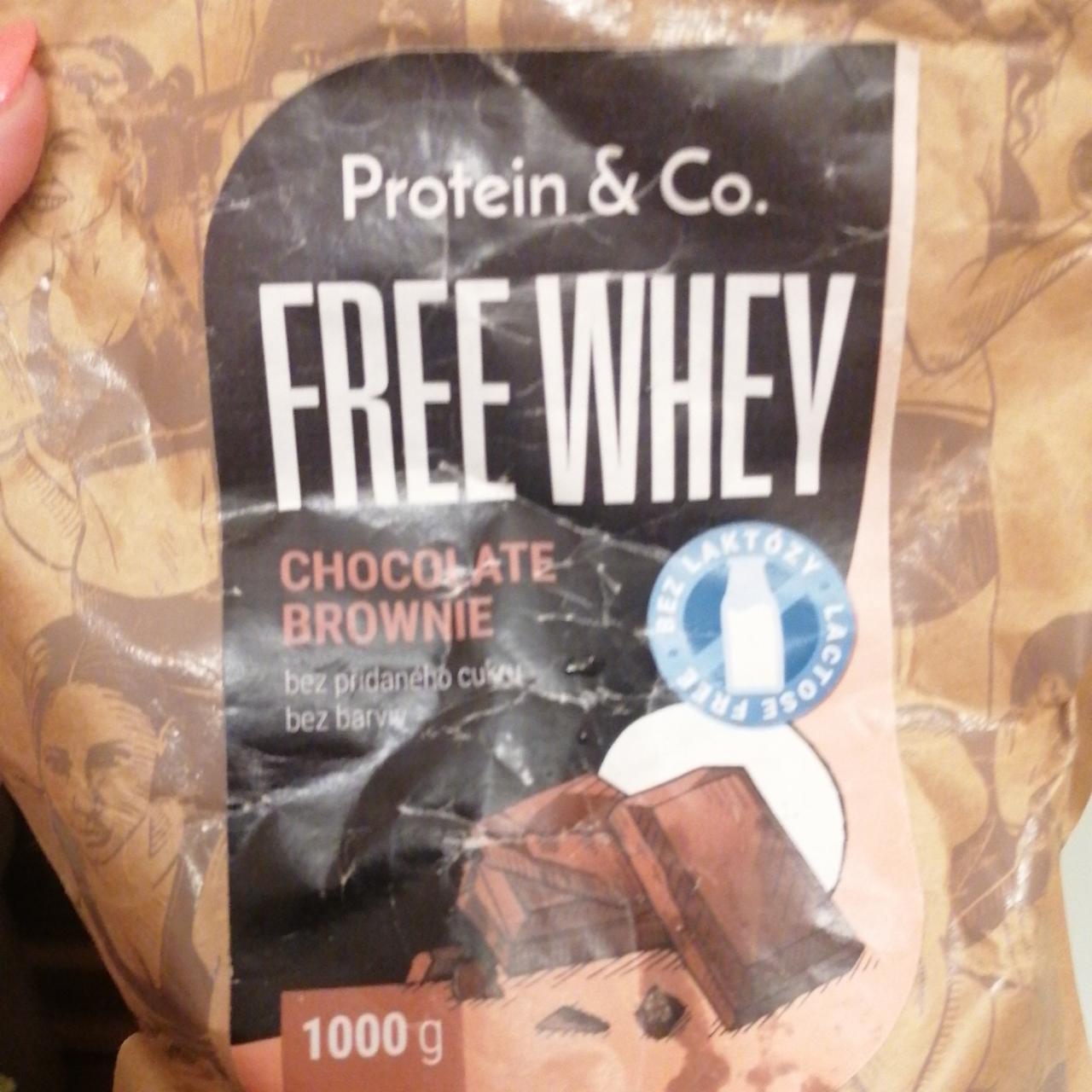 Fotografie - Free Whey Chocolate Brownie Protein & Co.