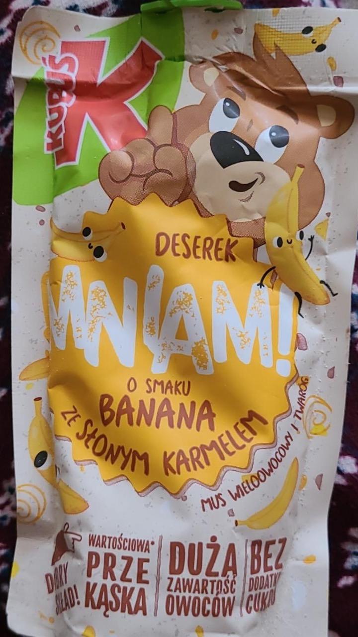 Fotografie - Deserek MNIAM! o smaku banana ze słonym karmelem Kubuś