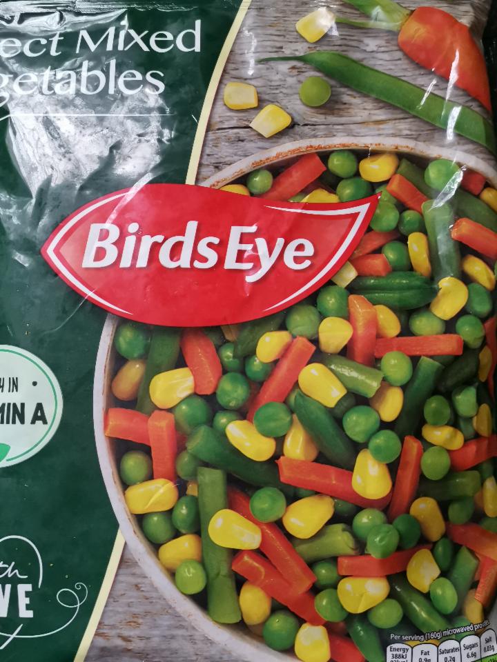 Fotografie - Birds eye mixed vegetables