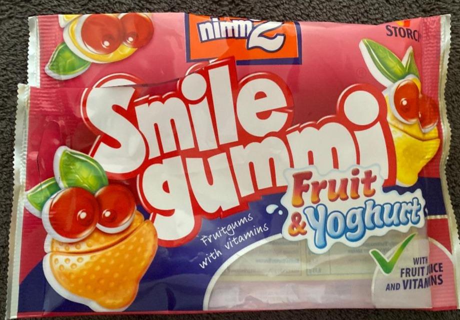 Fotografie - Nimm2 Smile gummi Fruit & Yoghurt Storck