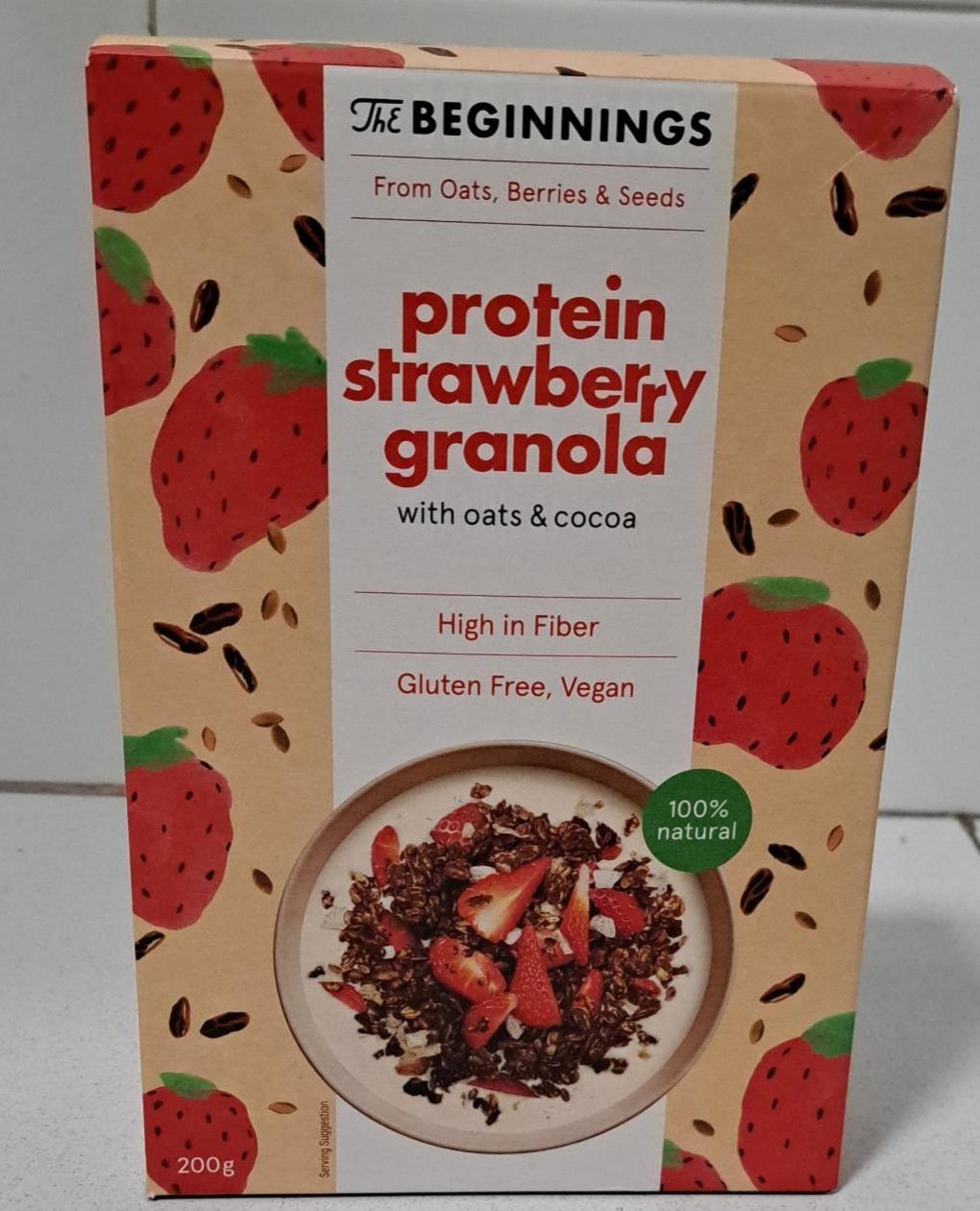 Fotografie - Protein strawberry granola The Beginnings