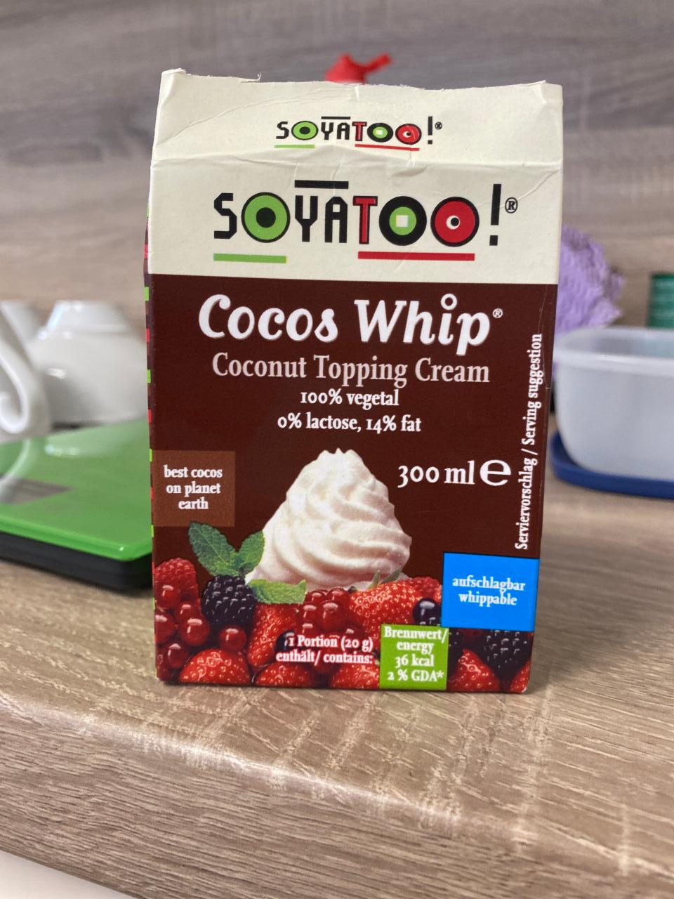 Fotografie - Cocos Whip coconut topping cream