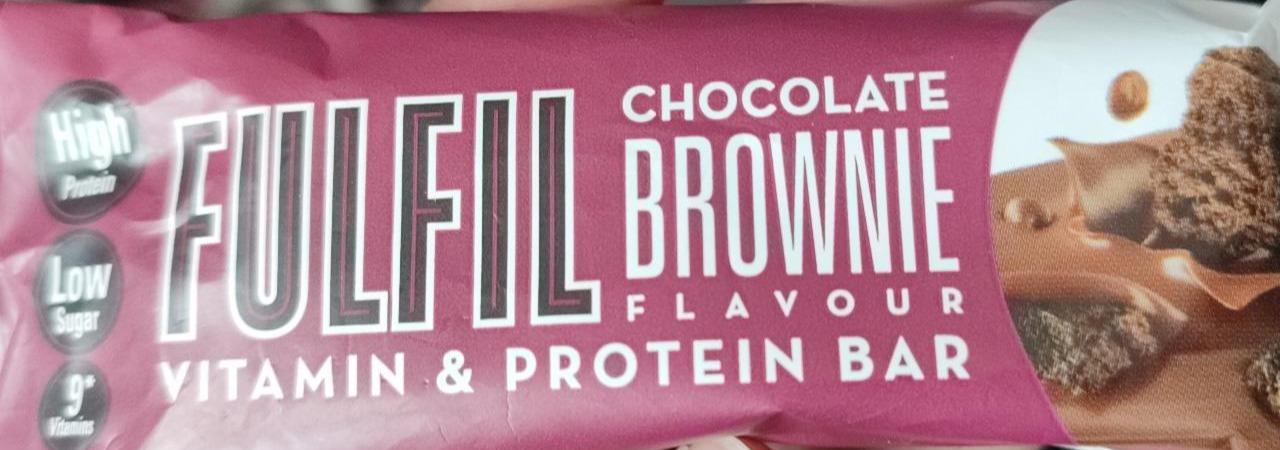 Fotografie - Fulfil chocolate brownie protein bar