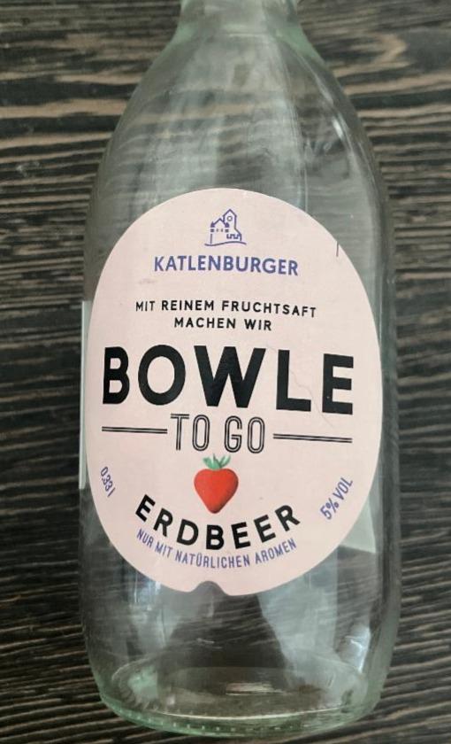 Fotografie - Bowle to go Erdbeer Katlenburger
