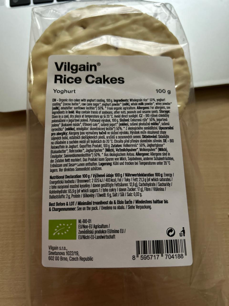 Fotografie - Rice Cakes Yoghurt Vilgain