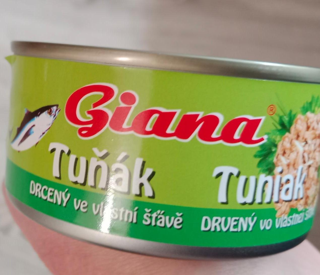 Fotografie - Tuniak drvený vo vlastnej šťave Giana