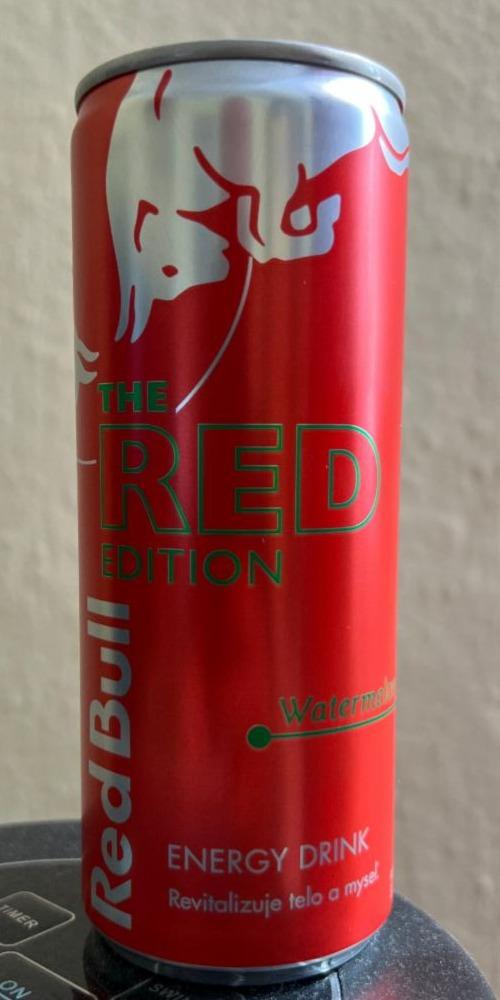 Fotografie - The Red Edition Watermelon Red Bull energy drink