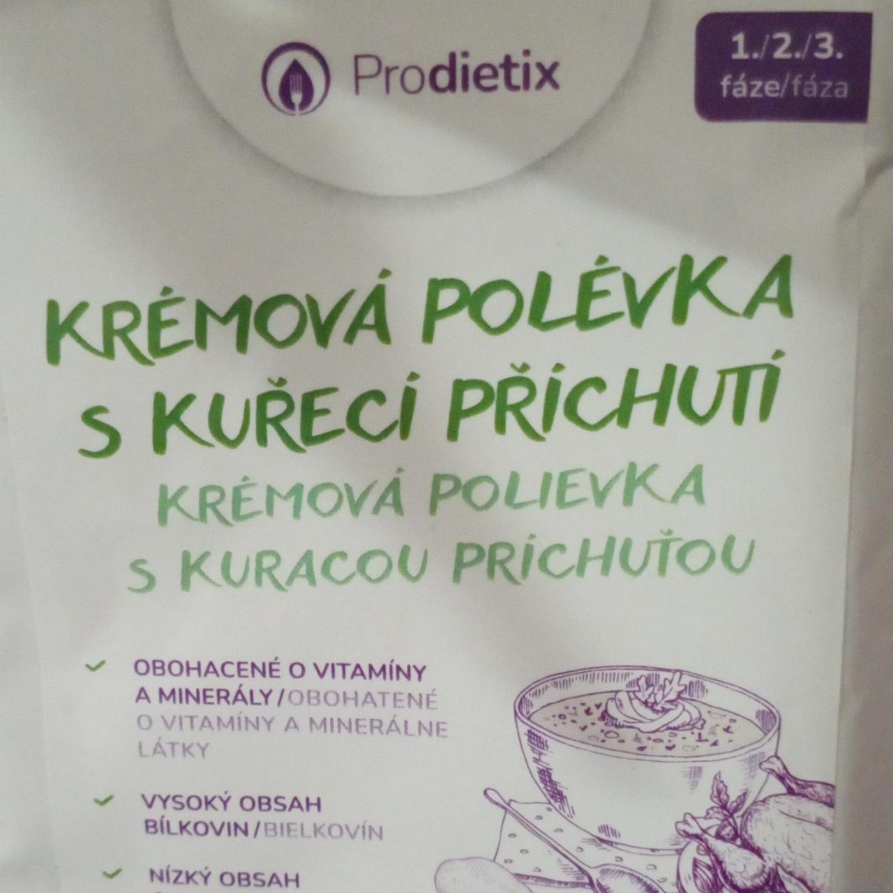 Fotografie - Krémová polievka s kuraciou príchuťou Prodietix