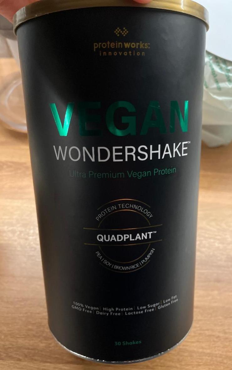 Fotografie - Vegan Wondershake Protein Works