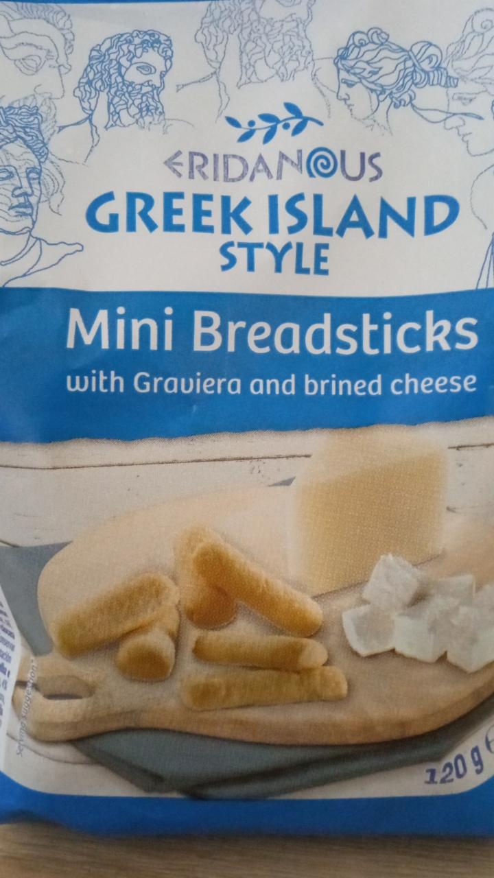 Fotografie - Mini Breadsticks with Graviera and brined cheese Eridanous