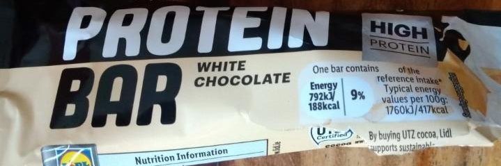 Fotografie - Protein Bar White Chocolate