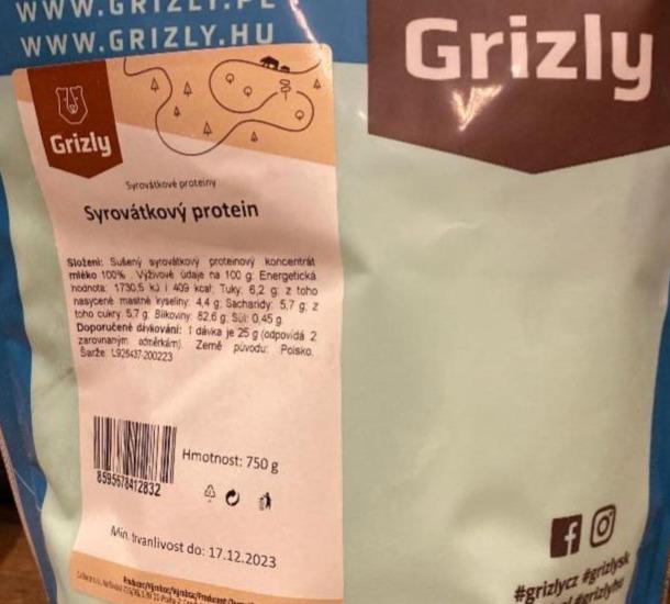 Fotografie - Syrovátkový protein Grizly