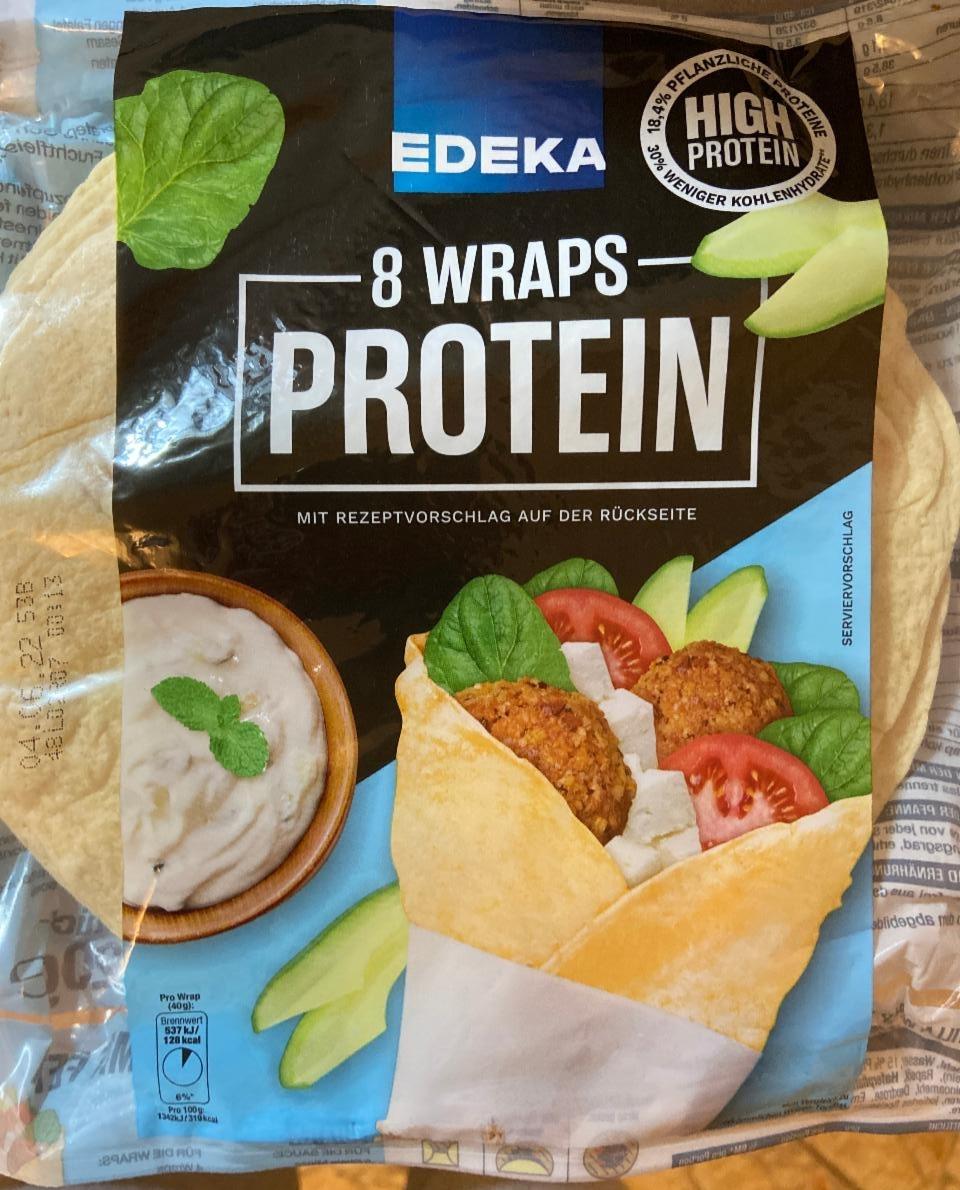 Fotografie - Edeka 8 Wraps protein