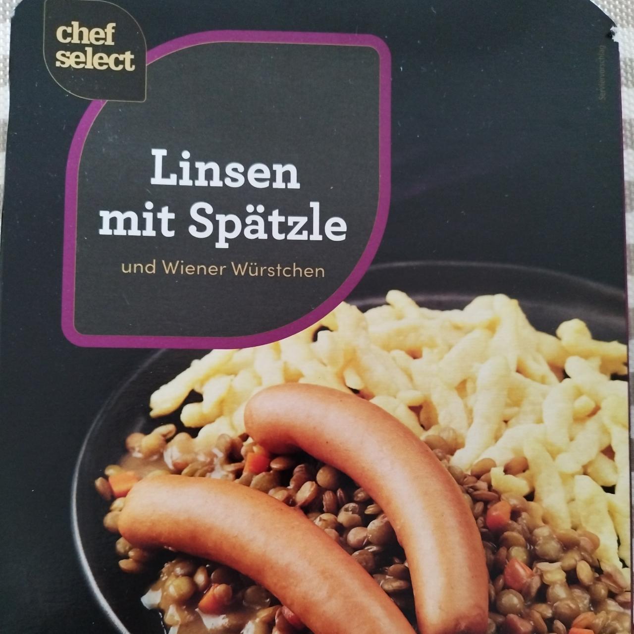 Fotografie - Linsen mit Spatzle Chef Select