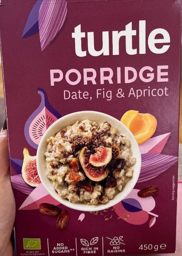 Fotografie - Porridge Date, Fig & Apricot Turtle