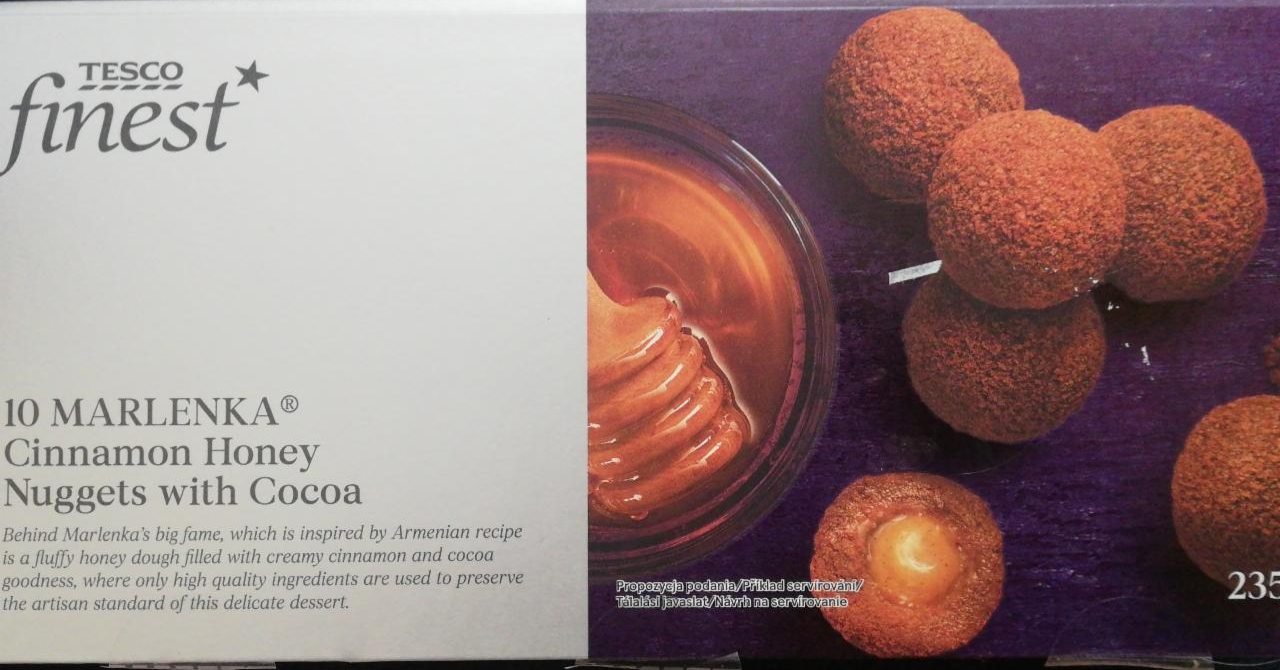 Fotografie - Tesco Finest Cinnamon Honey Nuggerts with cocoa