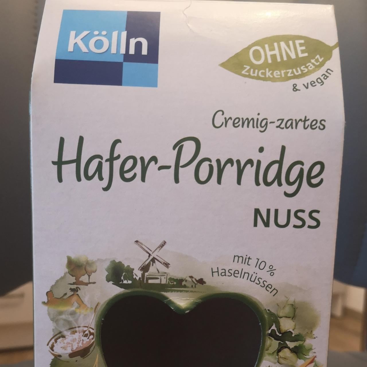 Fotografie - Hafer-Porridge Nuss Kölln