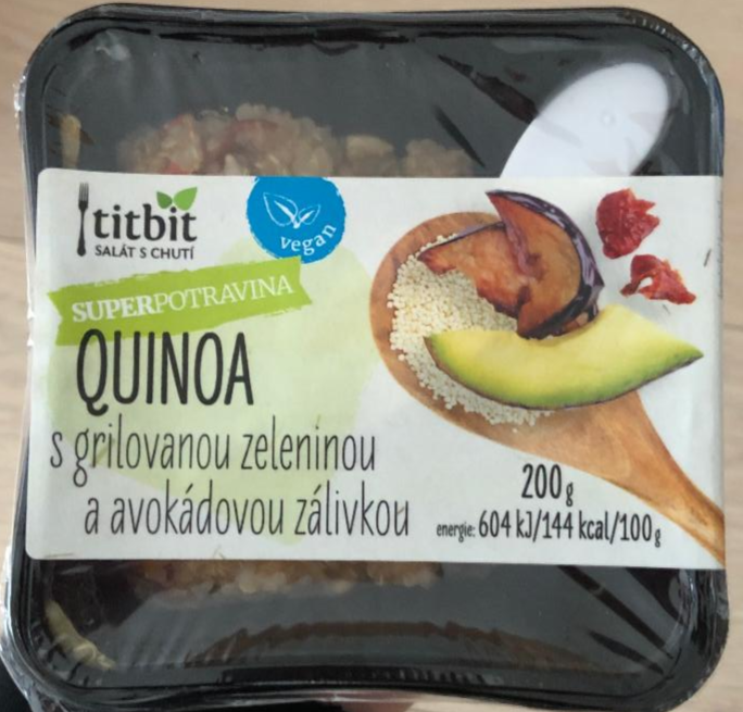 Fotografie - Quinoa s grilovanou zeleninou a avokádovou zálivkou Titbit