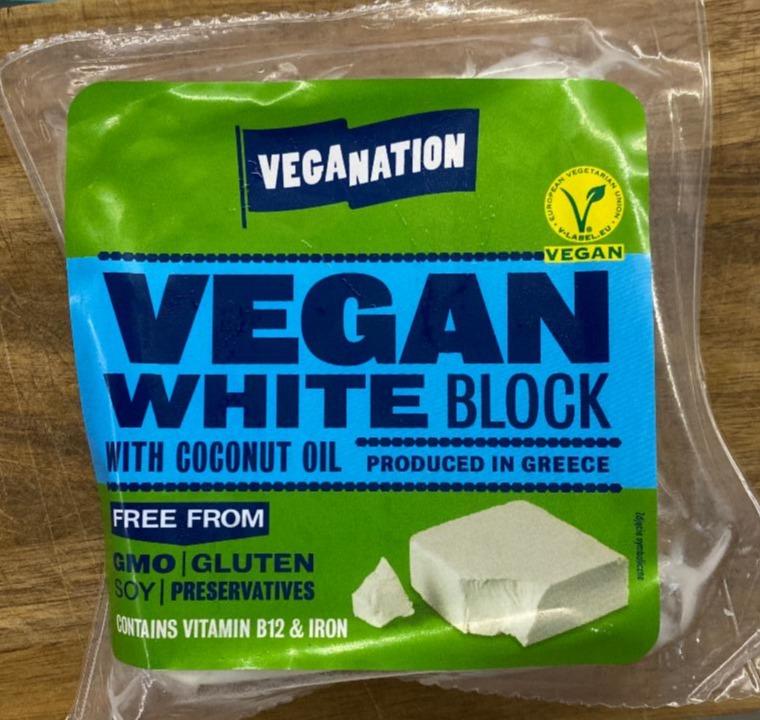 Fotografie - vegan white block