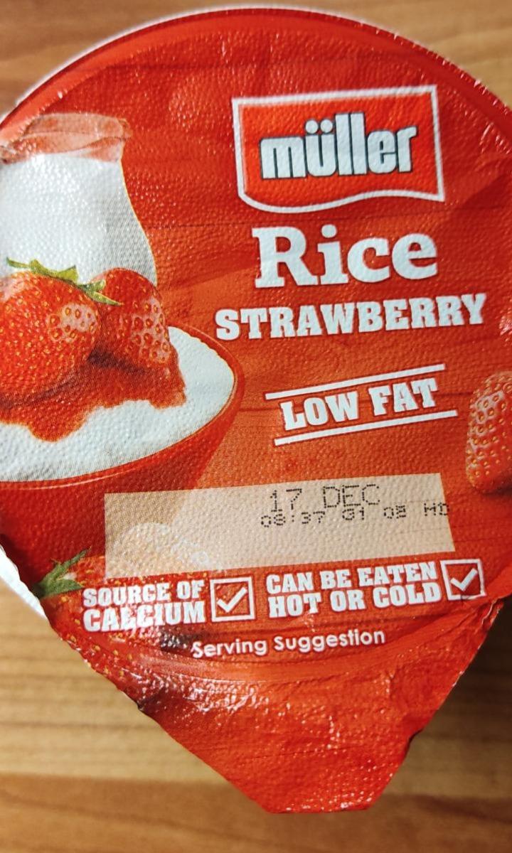 Fotografie - Müller Rice Low Fat Strawberry