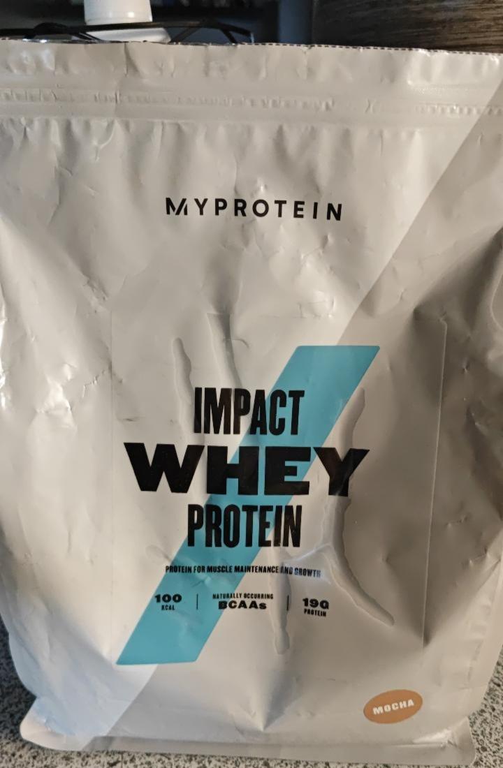 Fotografie - Impact Whey Protein Mocha Flavour MyProtein
