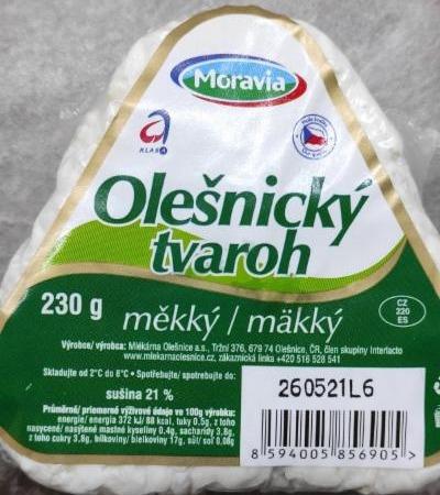 Fotografie - Olešnický tvaroh mäkký 21% Moravia
