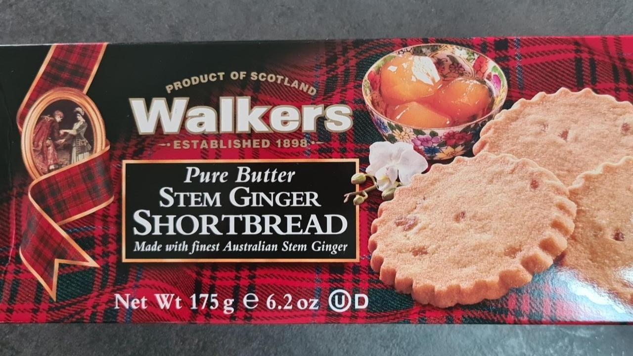 Fotografie - Pure Butter Stem Ginger Shortbread Walkers