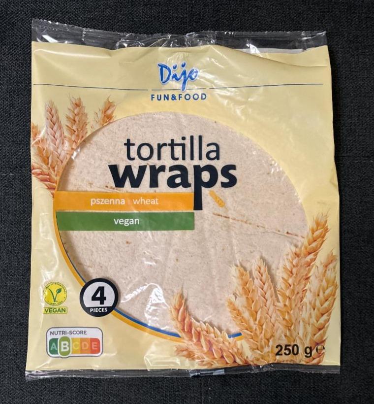 Fotografie - Tortilla Wraps wheat vegan Dijo