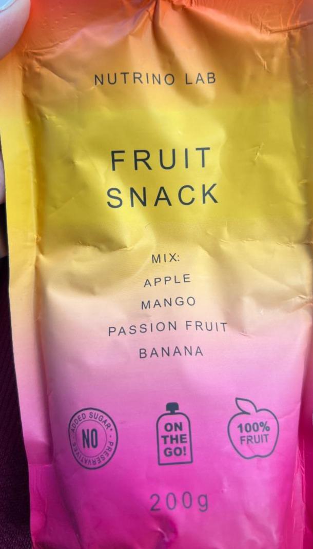 Fotografie - Fruit Snack Mix: Apple Mango Passion Fruit Banana Nutrino Lab