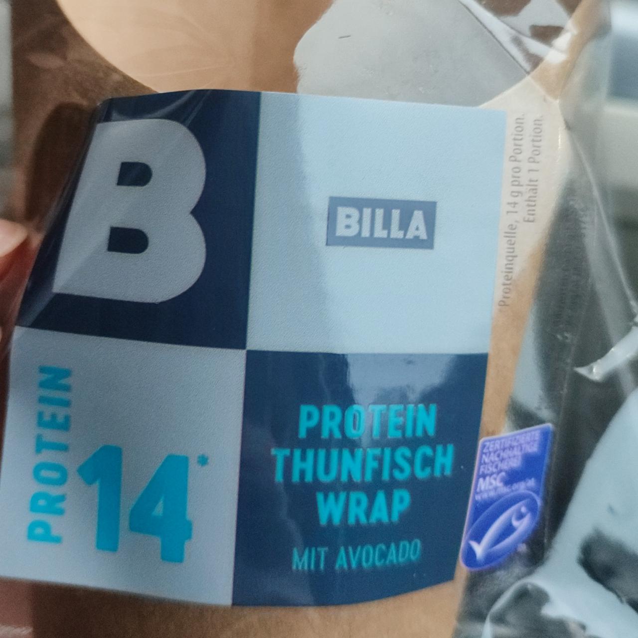 Fotografie - Protein thunfisch wrap mit avocado Billa