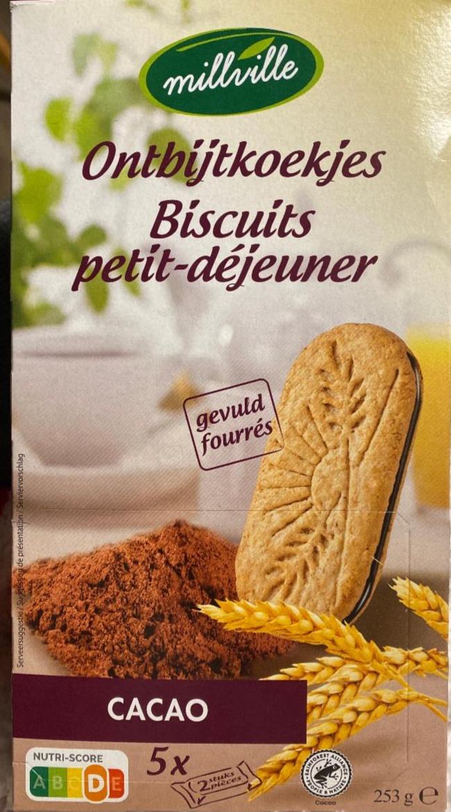 Fotografie - Biscuits petit-déjeuner Cacao Millville