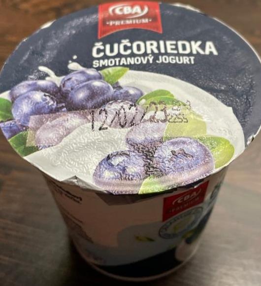 Fotografie - Smotanový jogurt Čučoriedka CBA Premium