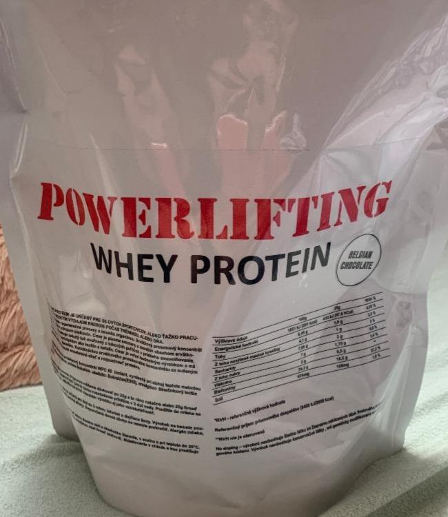 Fotografie - Whey Protein Belgian Chocolate Powerlifting