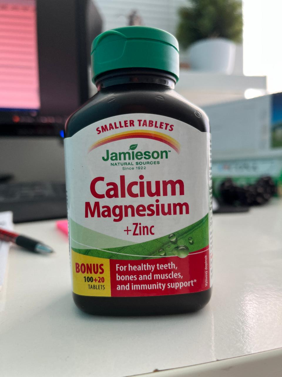 Fotografie - Calcium Magnesium +Zinc Jamieson