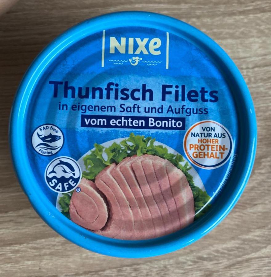 Fotografie - Thunfisch Filets in eigenem Saft und Aufguss Nixe