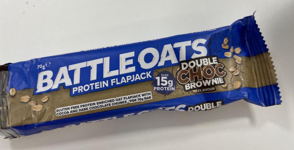 Fotografie - Battle Oats protein flapjack Double choc brownie
