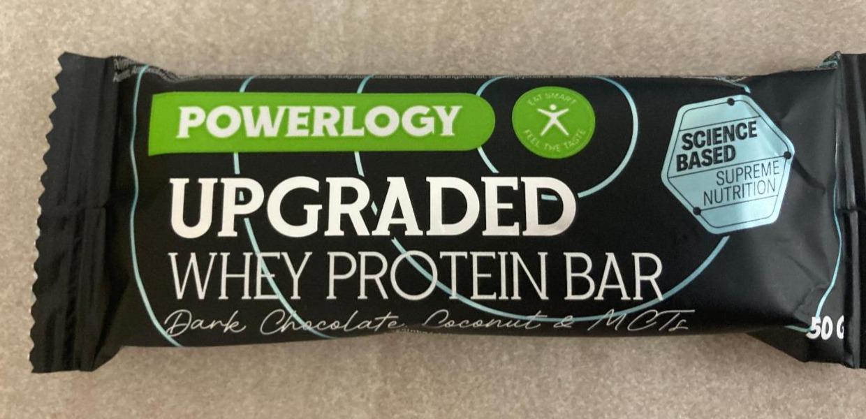 Fotografie - Upgraded Whey Protein Bar Powerlogy
