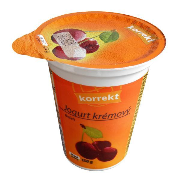 Fotografie - Korrekt jogurt krémový višňový